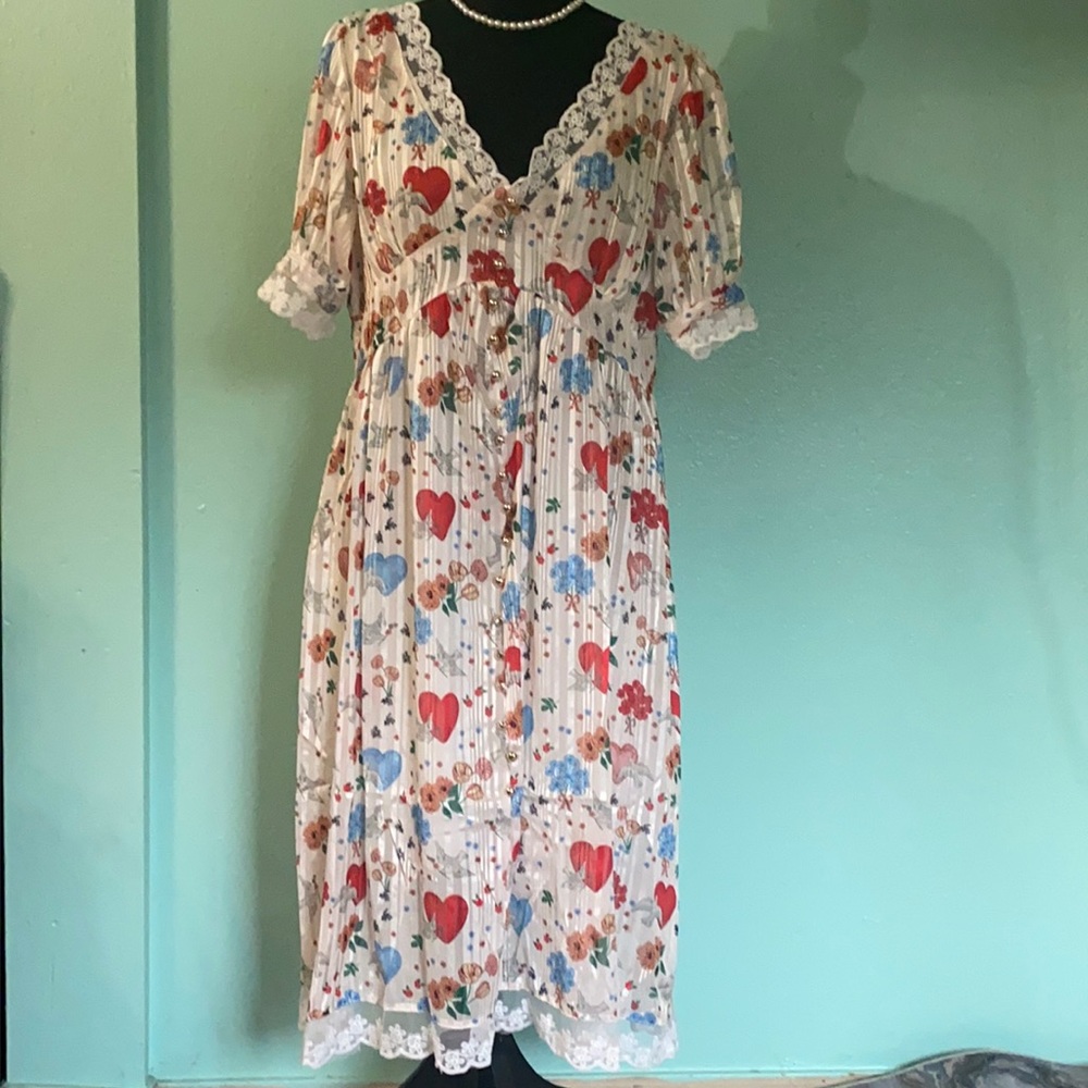BeiDi - floral backless dress